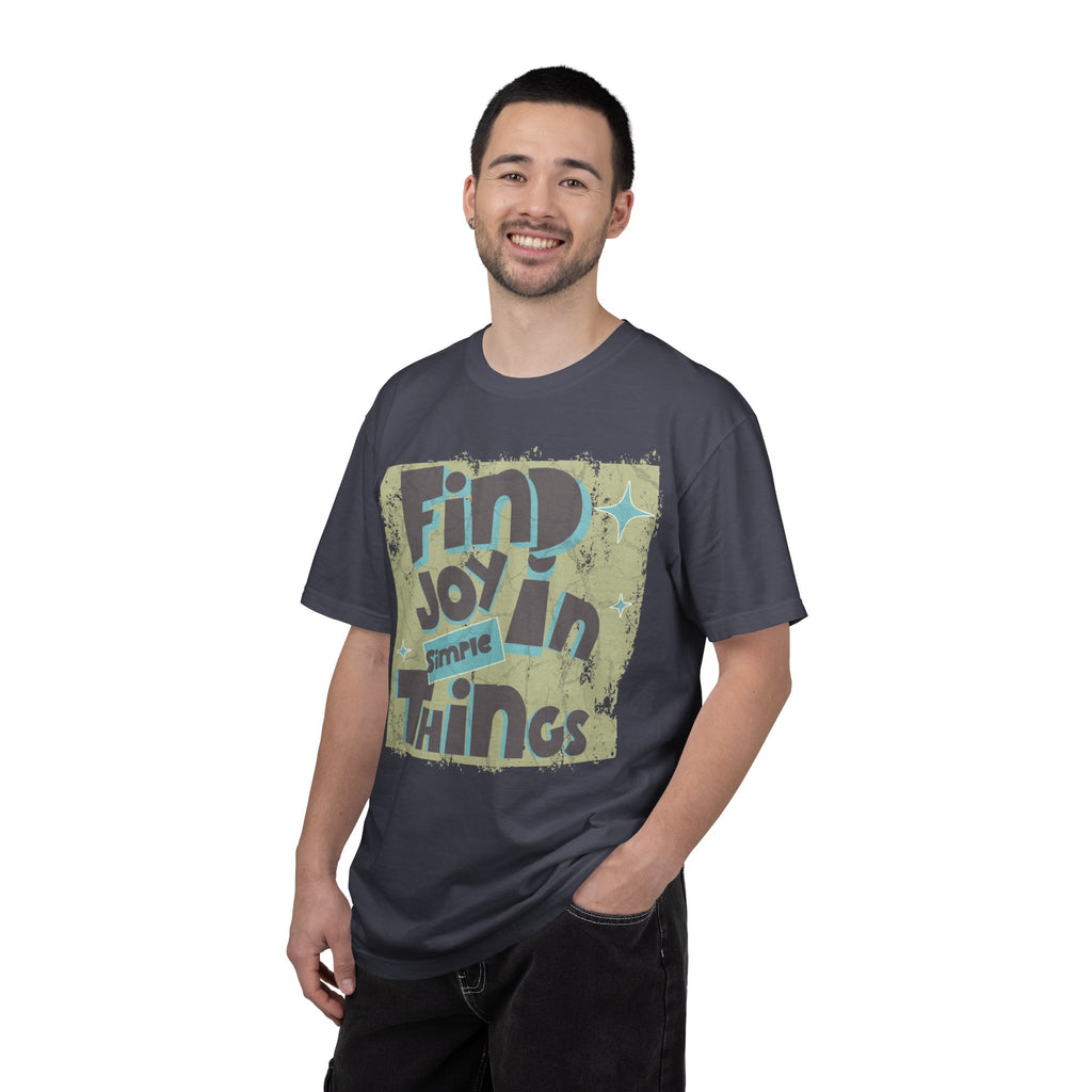 Find Joy In Simple Things Textured T-Shirt