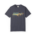 Just Breathe Textured T-Shirt — Relaxed Inspirational Graphic Tee
