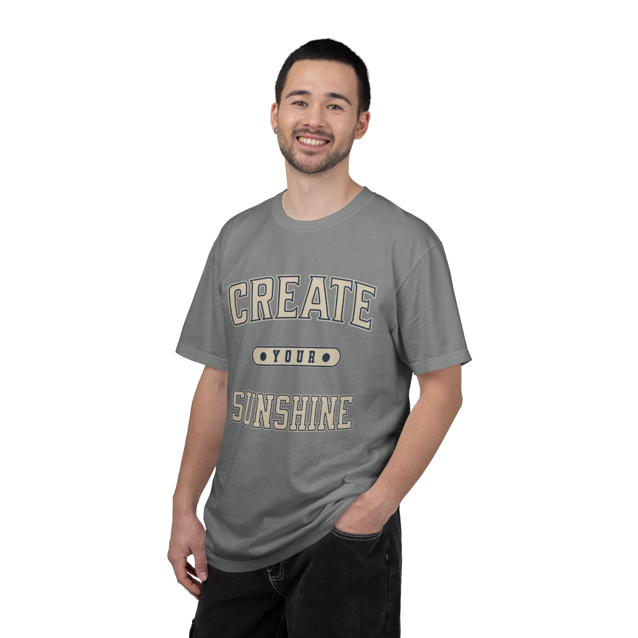 Textured Collegiate Create Your Sunshine Tee Unisex Garment-Dyed T-shirt