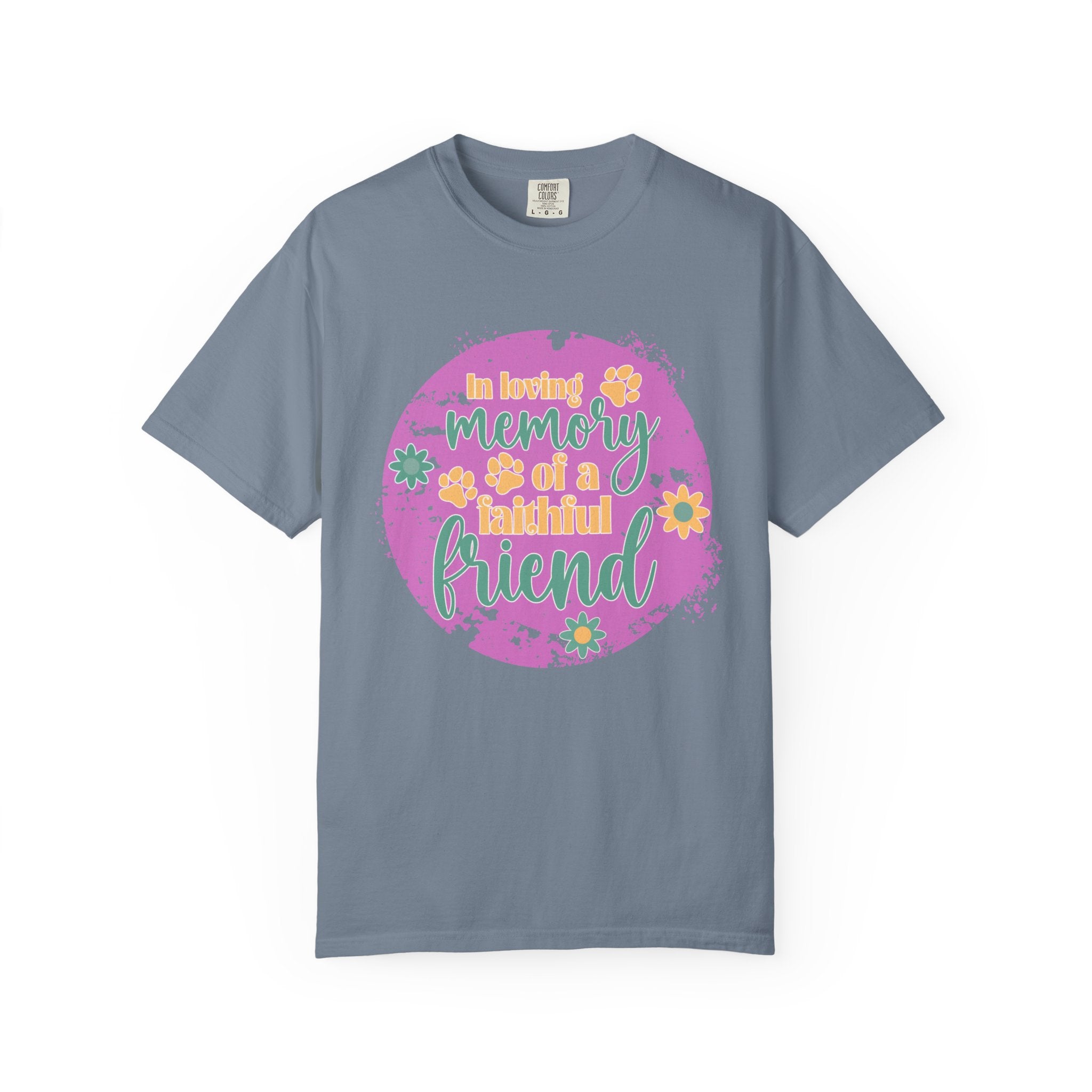 Textured Retro Faithful Friend Memorial Tee
