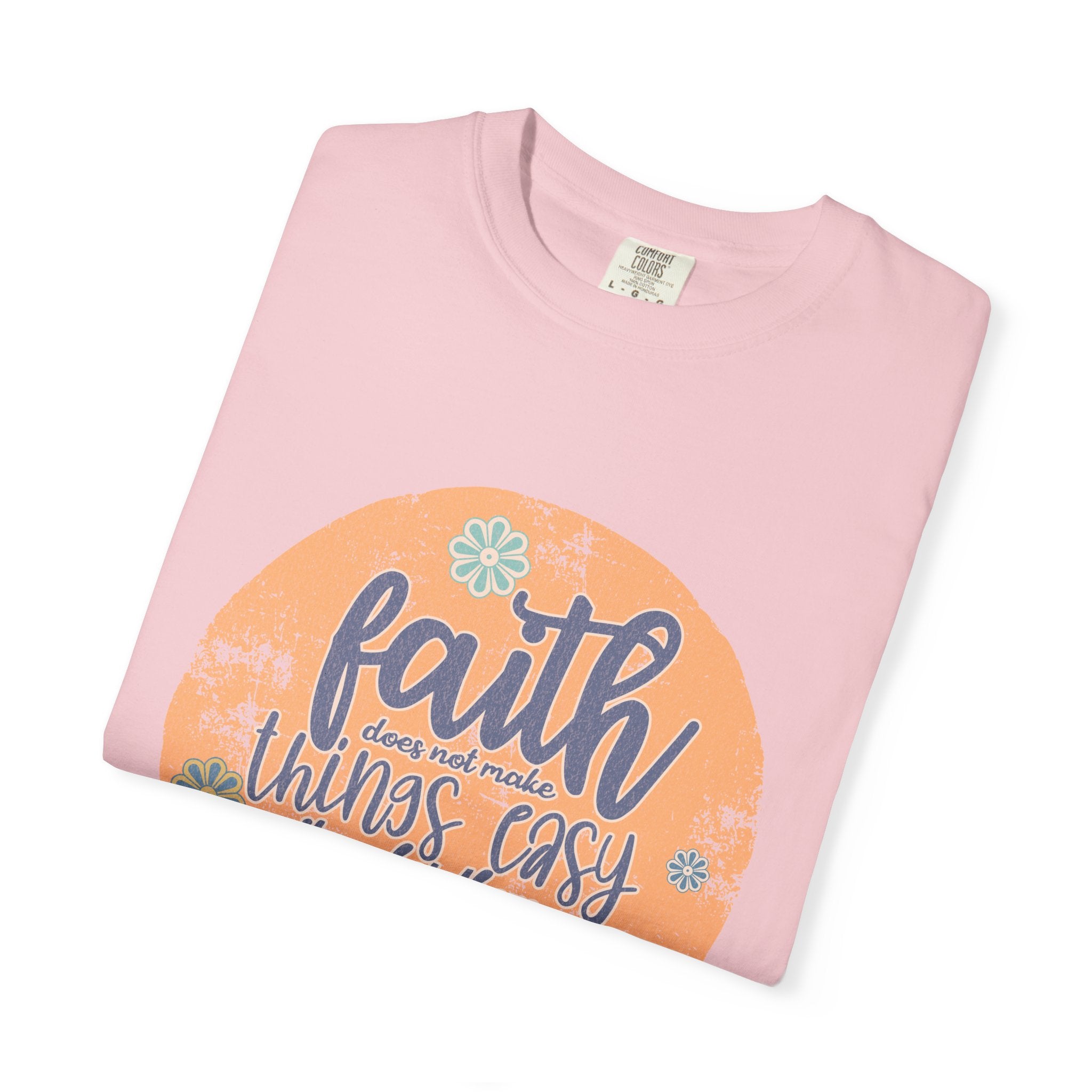 Faith Makes Things Possible T-shirt | Textured Inspirational Quote