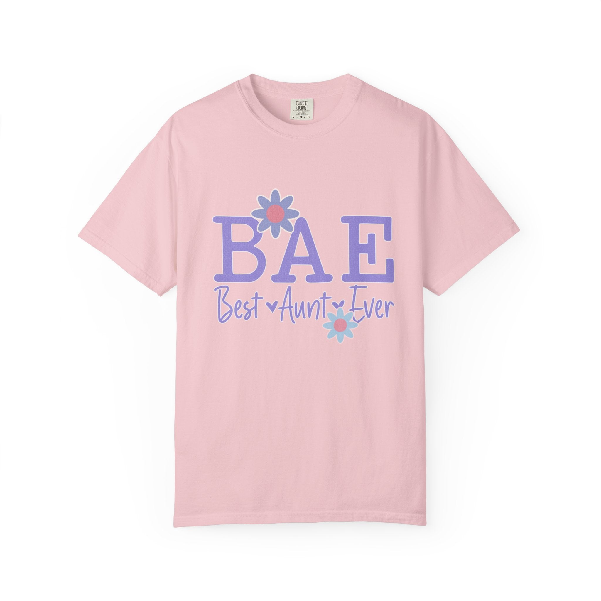 BAE Best Aunt Purple Textured Tee