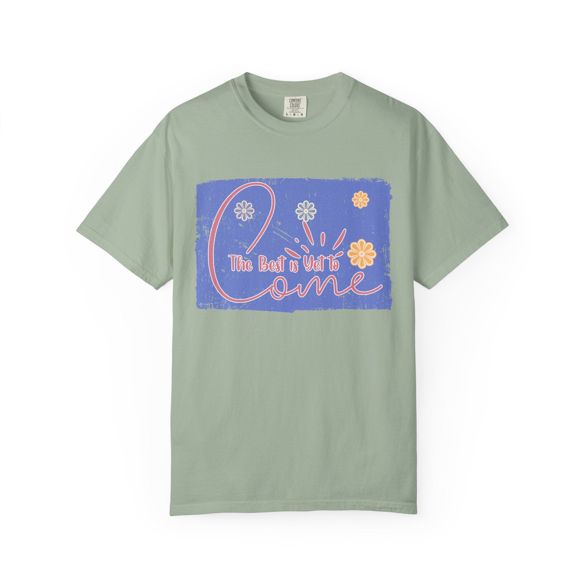 Retro Best Yet Come Tee | Textured Floral Handwritten Graphic
