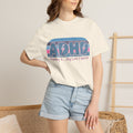 ADHD Retro Stripe T-Shirt — “Highway To… Hey Look A Squirrel!” Funny Neurodivergent Tee