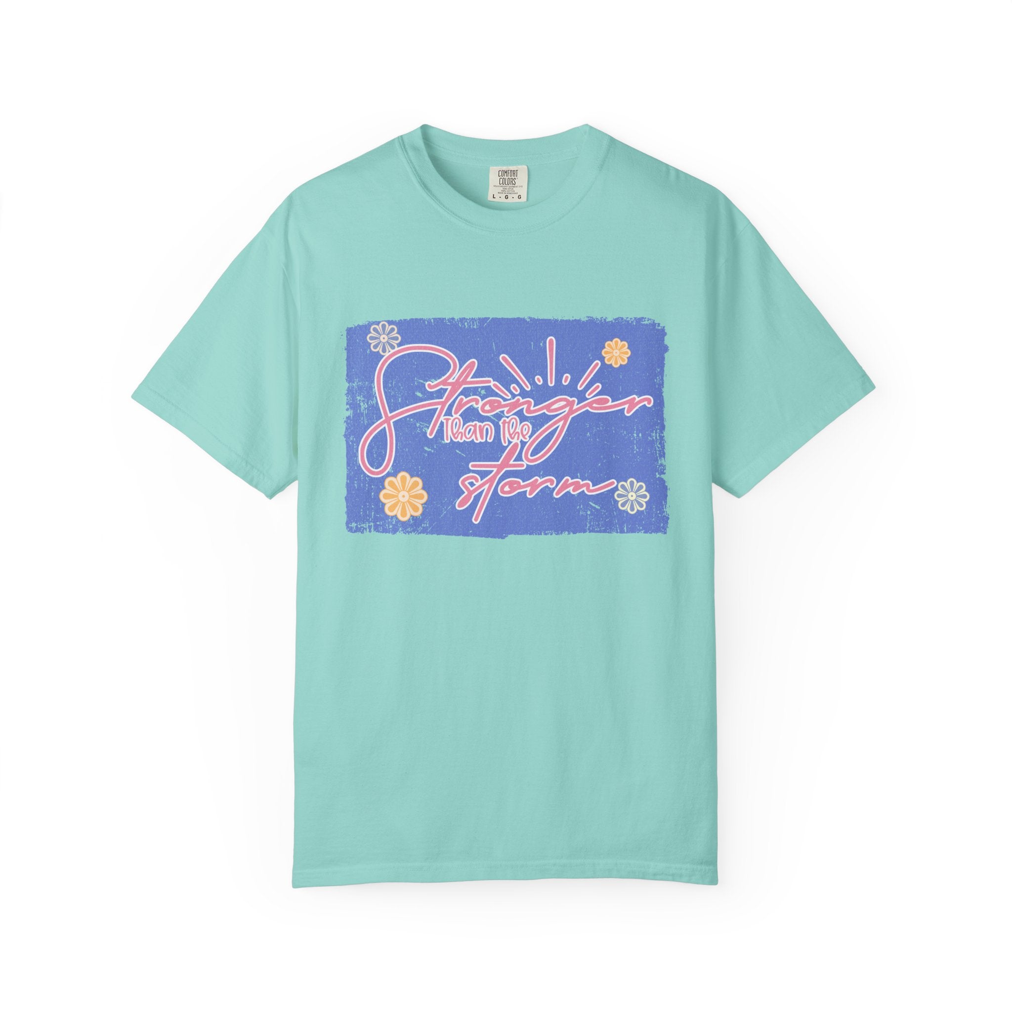 Stranger Than Fiction T-shirt | Textured Retro Script Floral Graphic