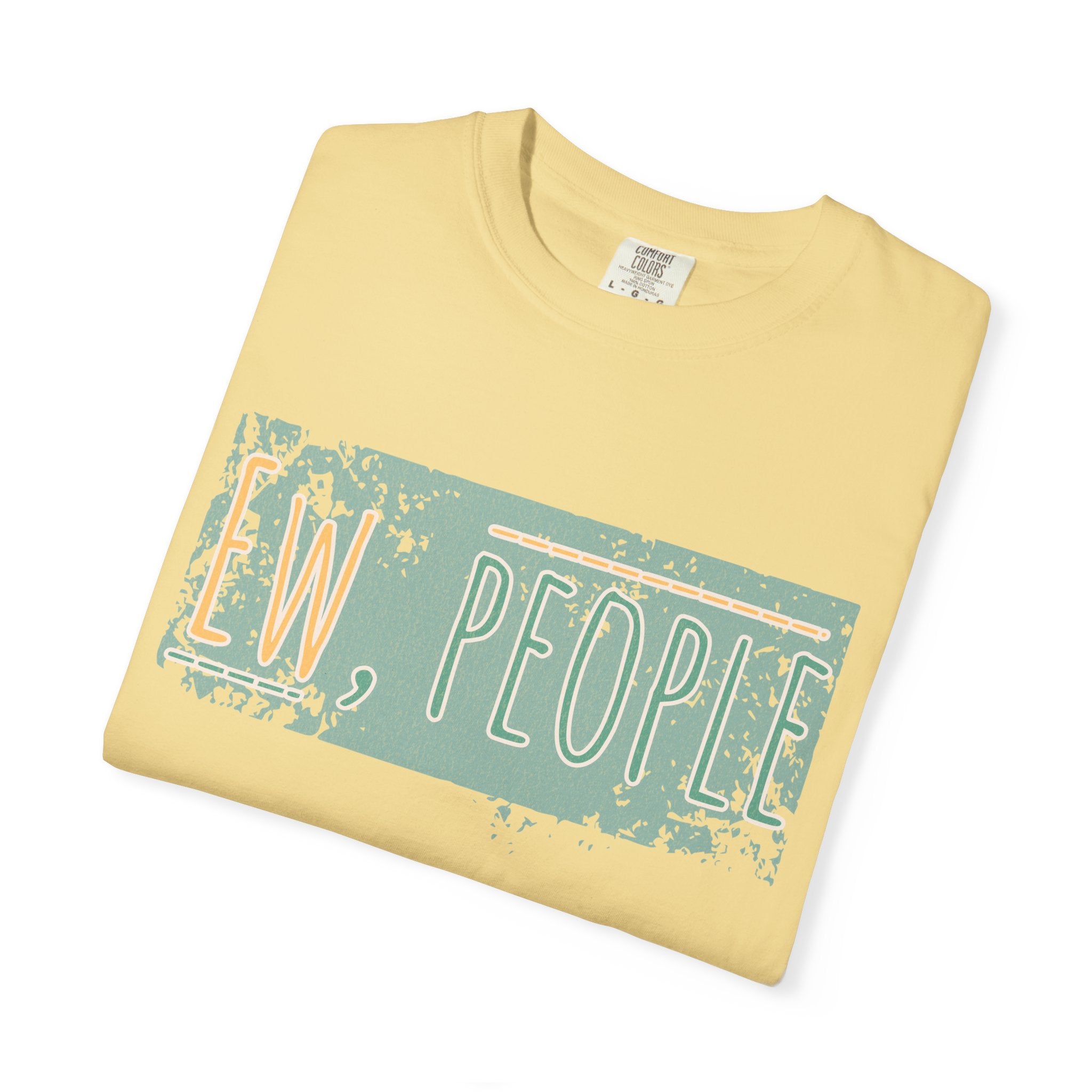 Ew, People Funny Introvert Textured Tee