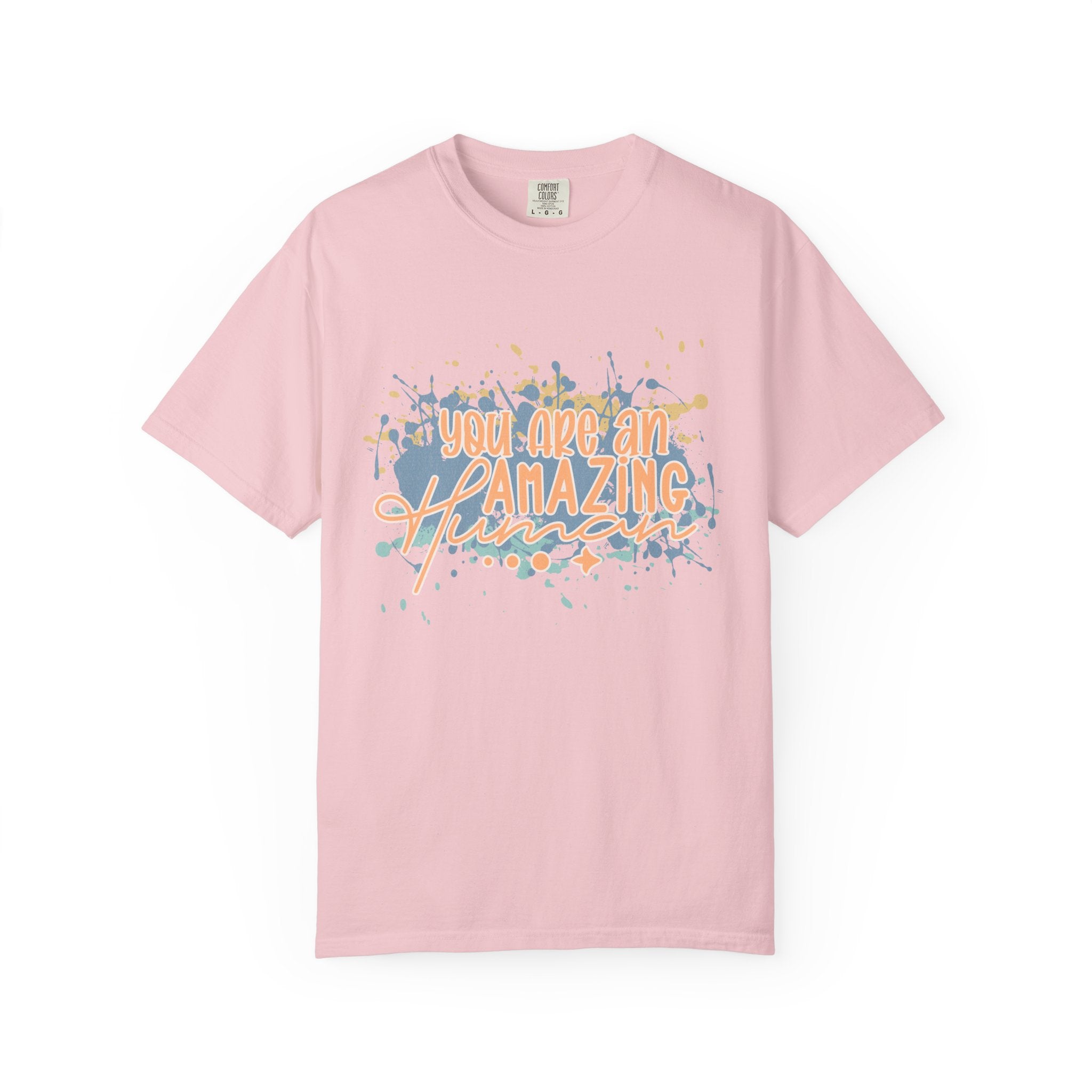 T-Shirt — "You Are An Amazing Human" Textured Inspirational Graphic Tee