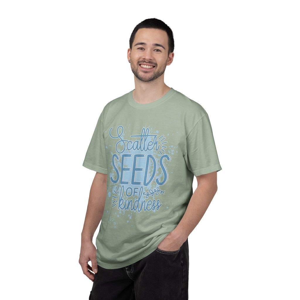 Texturerd T-Shirt • Scatter Seeds of Kindness Inspirational Graphic Tee