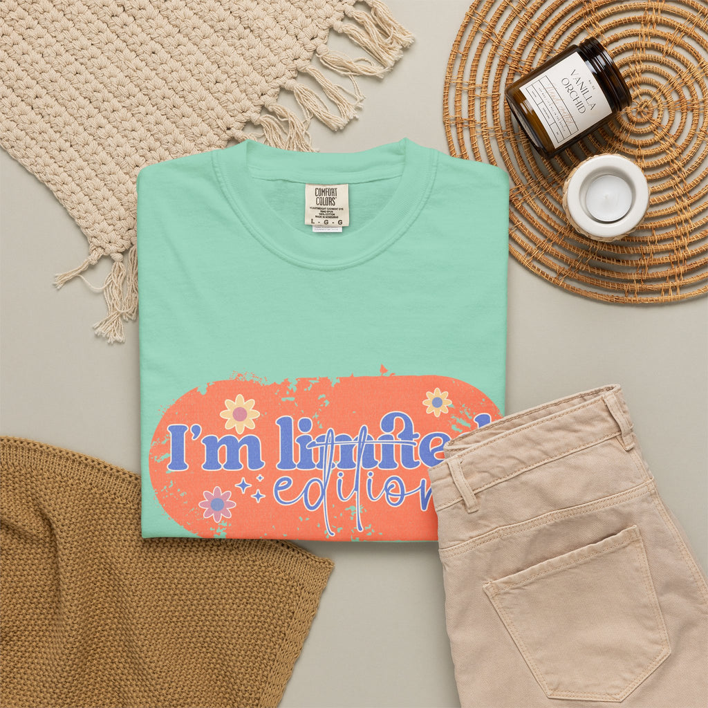Textured I'm Limited Edition T-Shirt — Retro Floral Graphic Tee