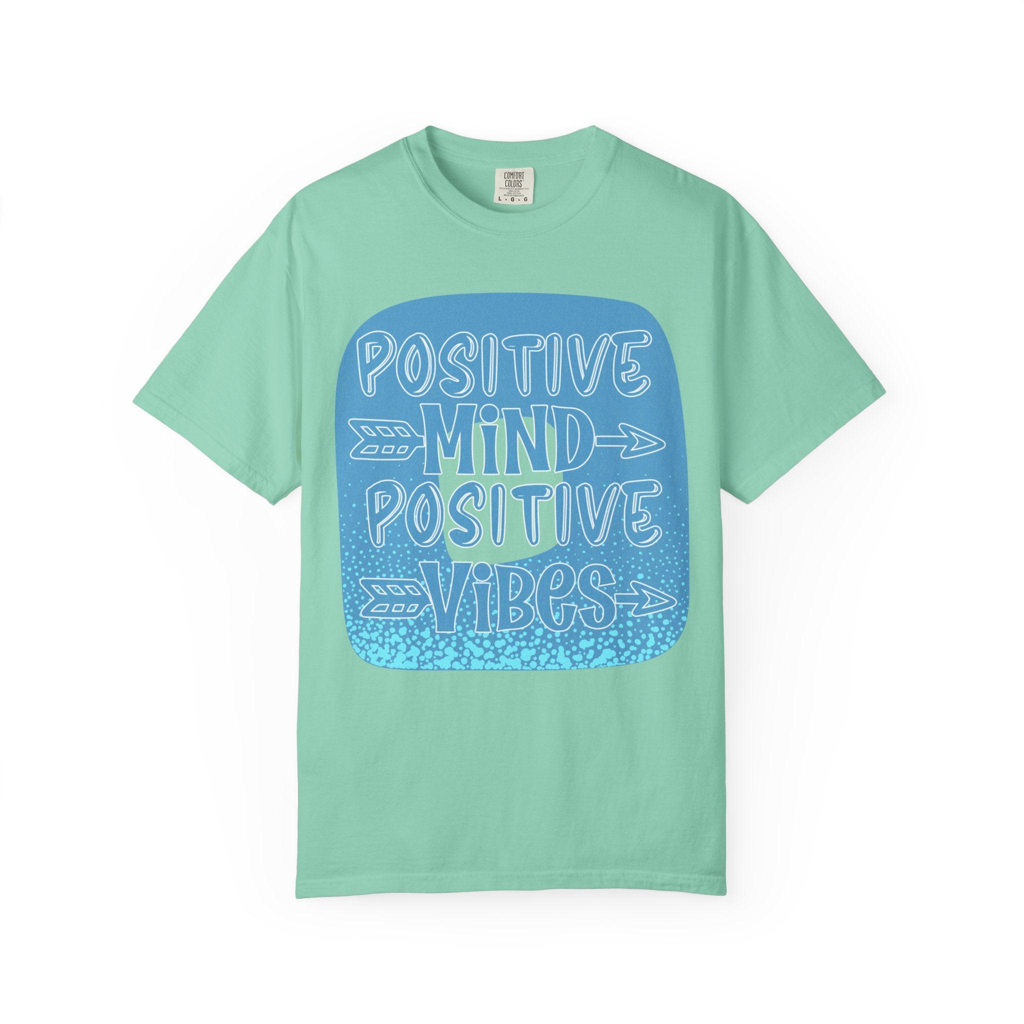 Positive Mind Positive Vibes Textured T-Shirt