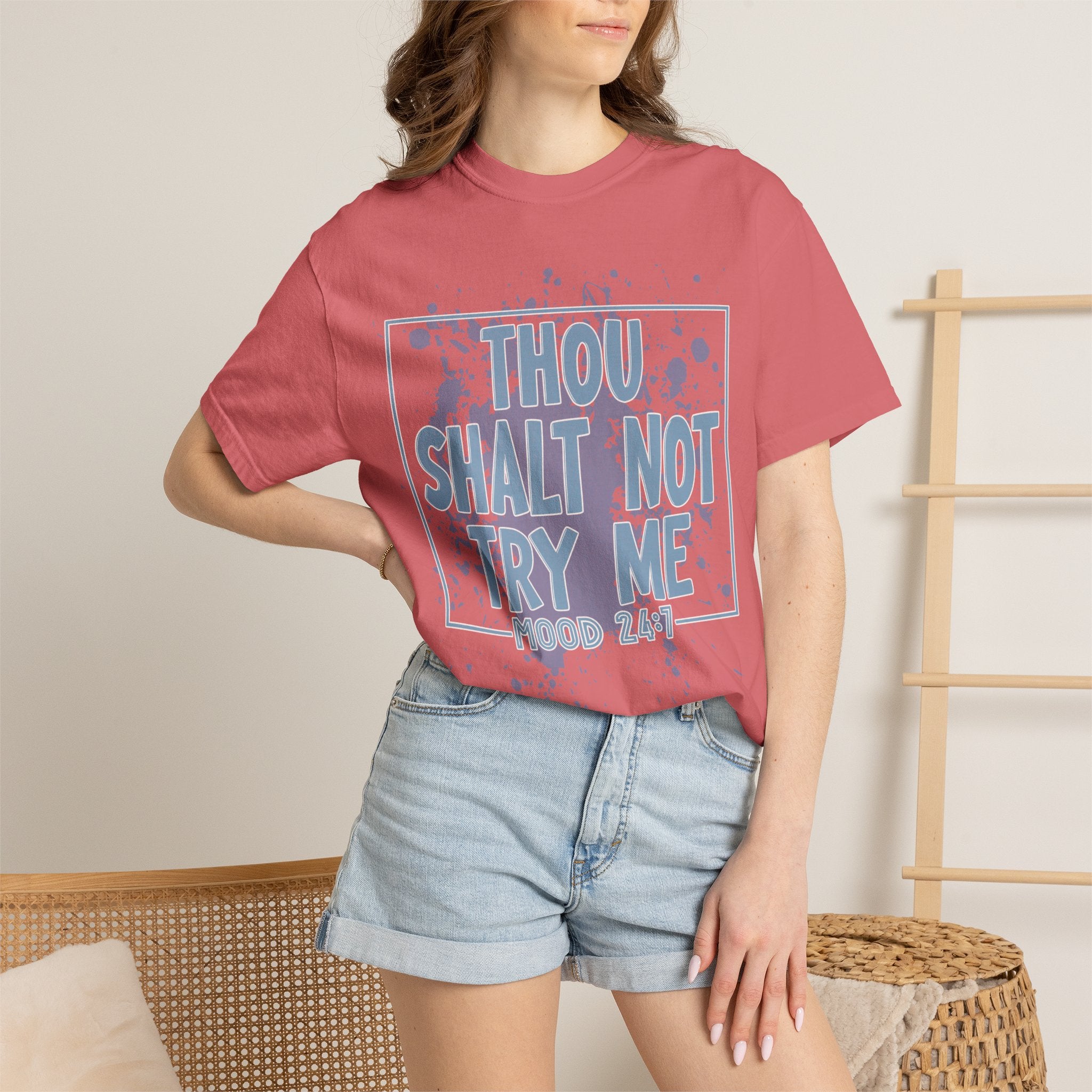 Textured Retro Funny Antisocial Sarcastic Tee