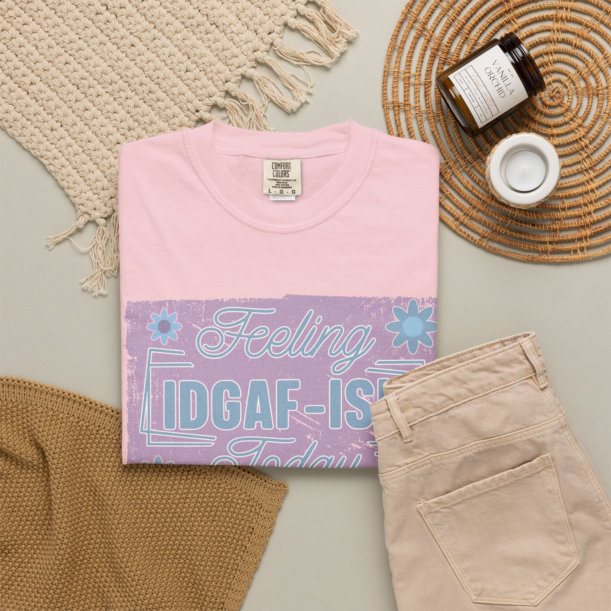 Feeling IDGAF-ish Today Textured T-Shirt
