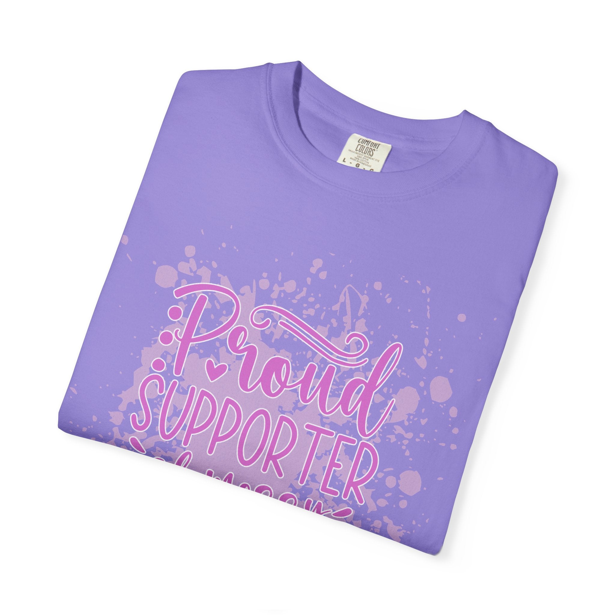 Textured Proud Supporter of Messy Hair and Sweatpants T-Shirt