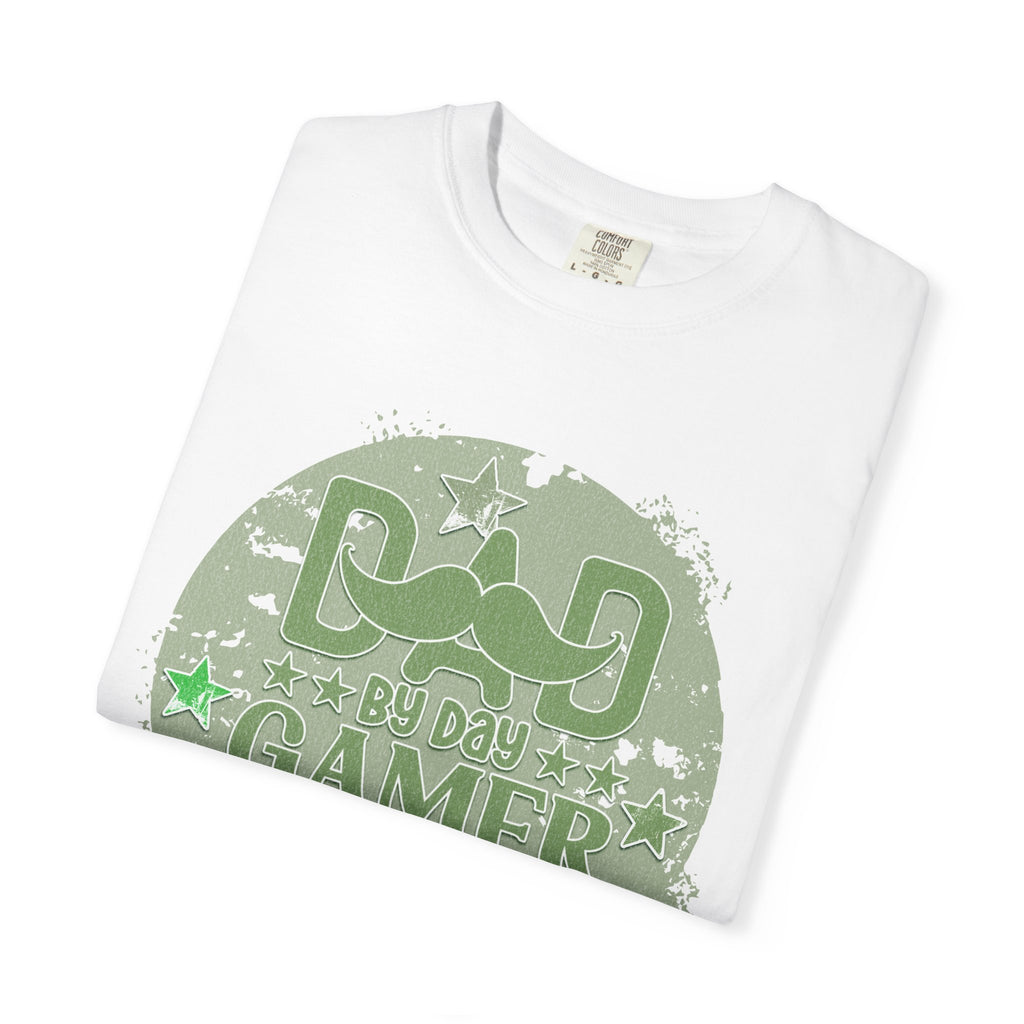 Dad By Day Gamer By Night Textured T-Shirt