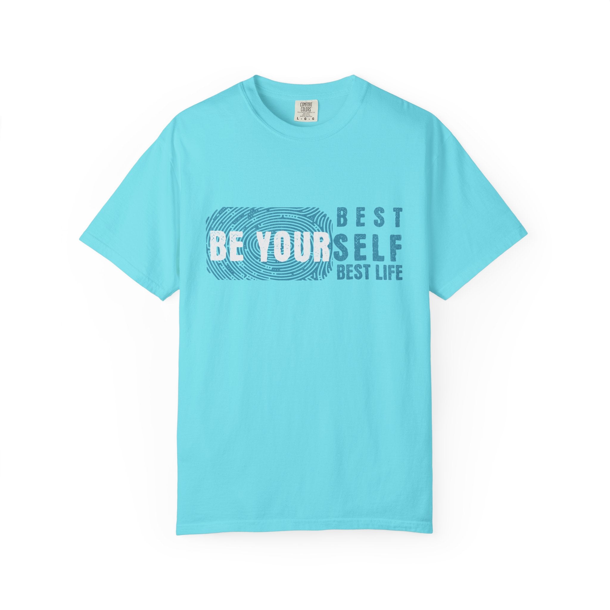 Textured Be Yourself Best Life T-Shirt
