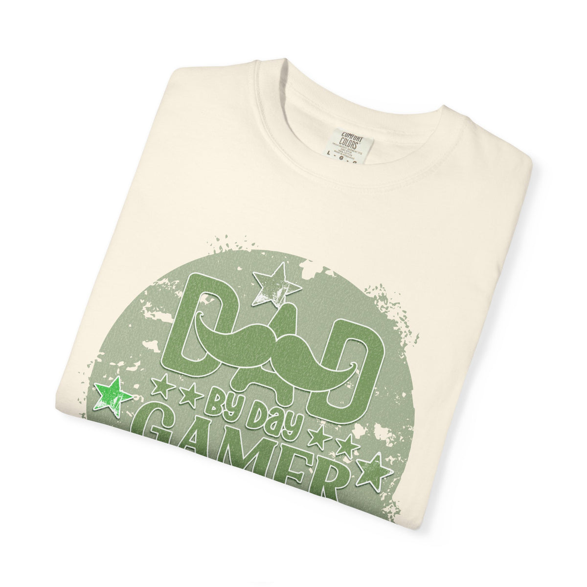 Dad By Day Gamer By Night Textured T-Shirt