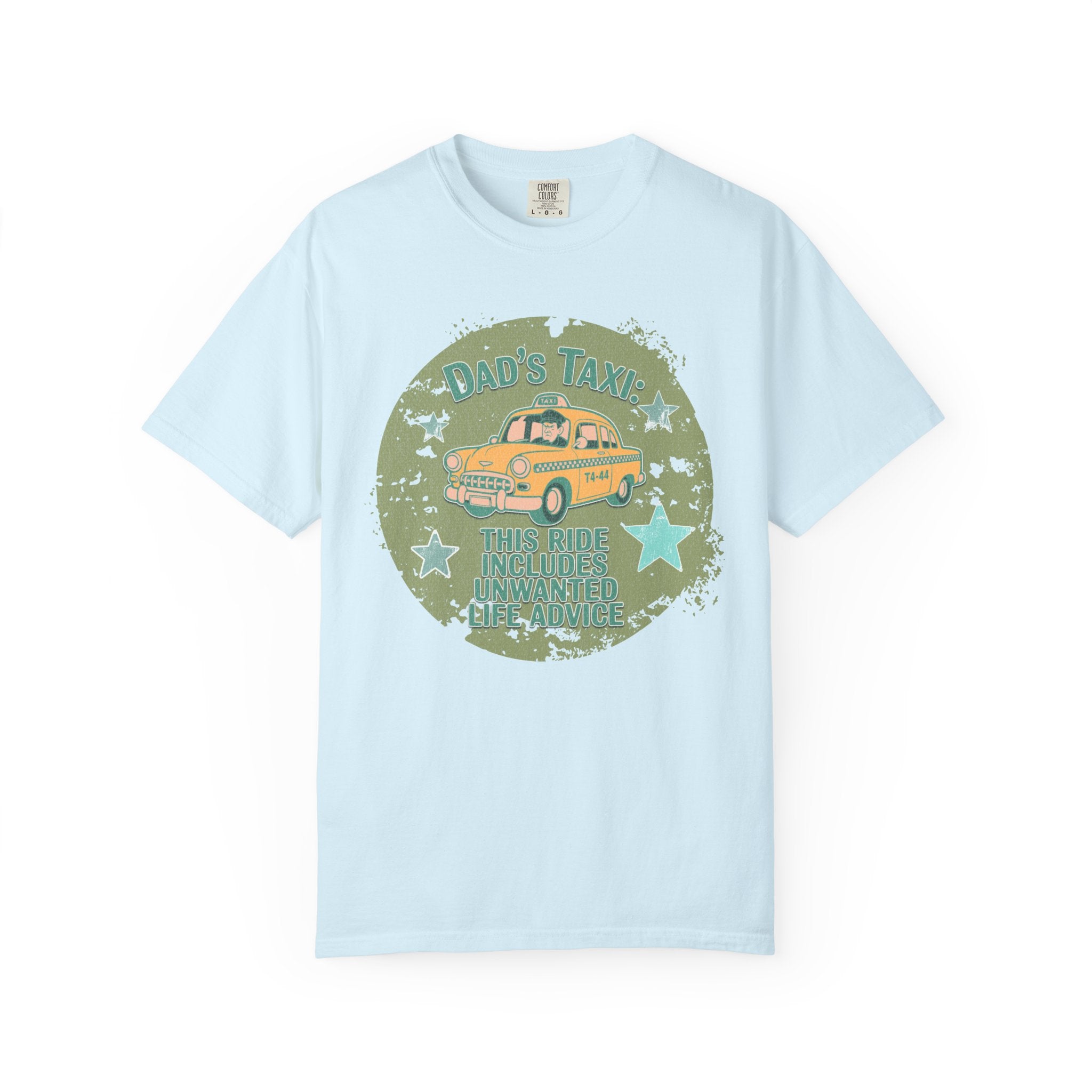 Textured Dad's Taxi Vintage Car T-Shirt