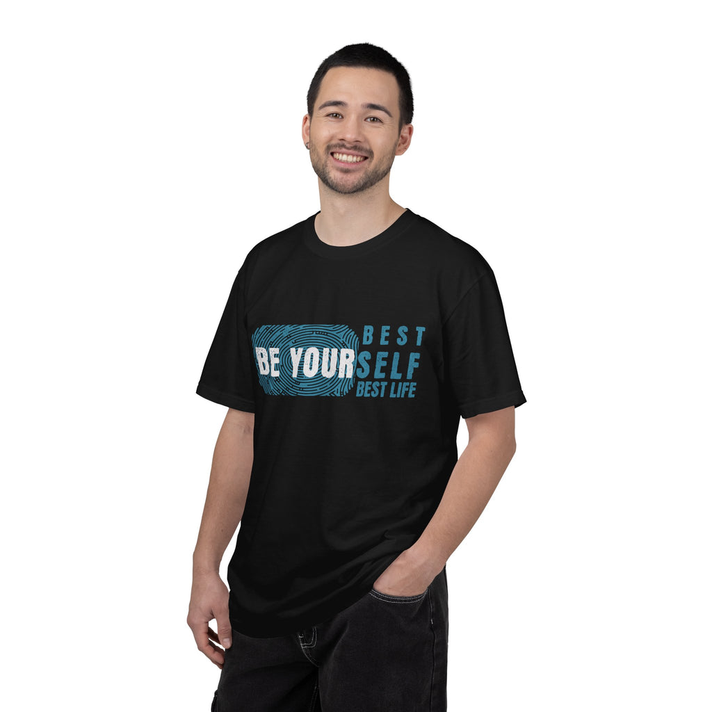 Textured Be Yourself Best Life T-Shirt