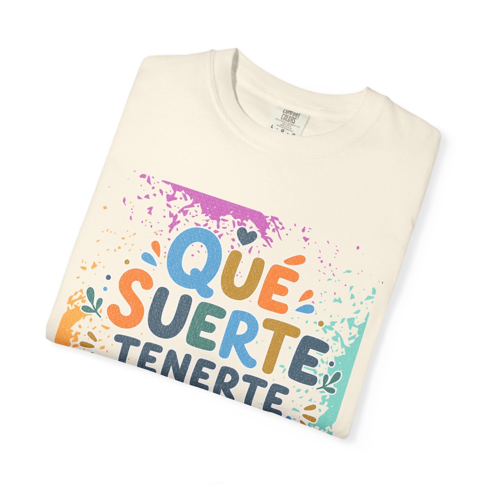 Qué Suerte Tenerte, Papá — Father's Day Textured T-Shirt