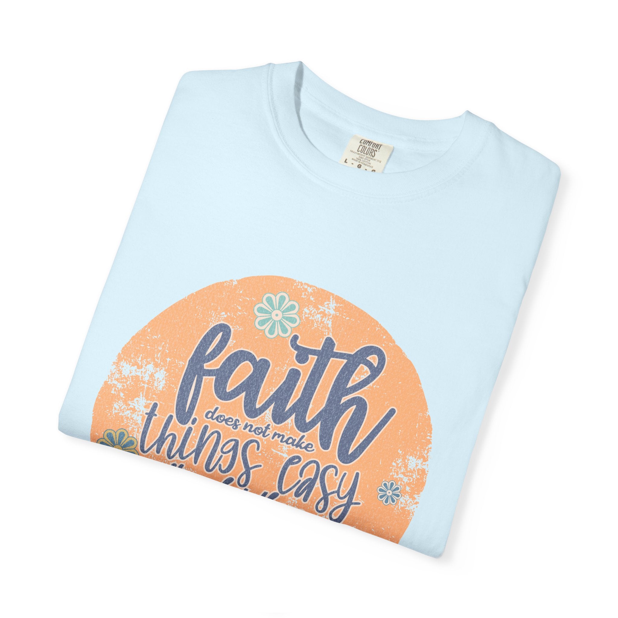 Faith Makes Things Possible T-shirt | Textured Inspirational Quote