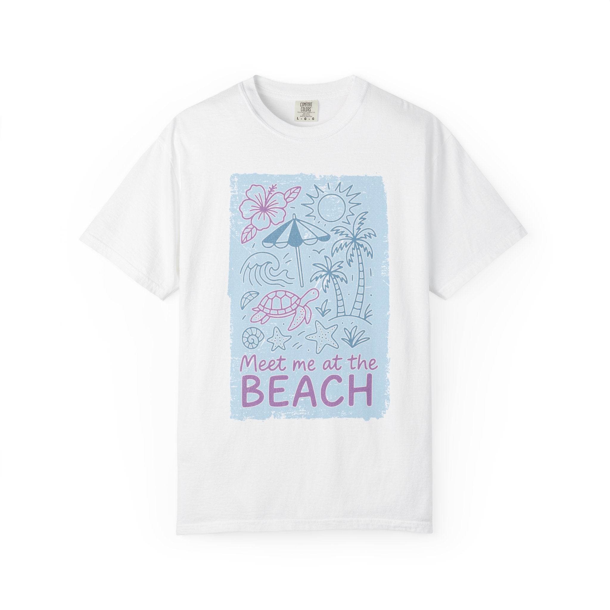Meet Me at the Beach Textured T-Shirt