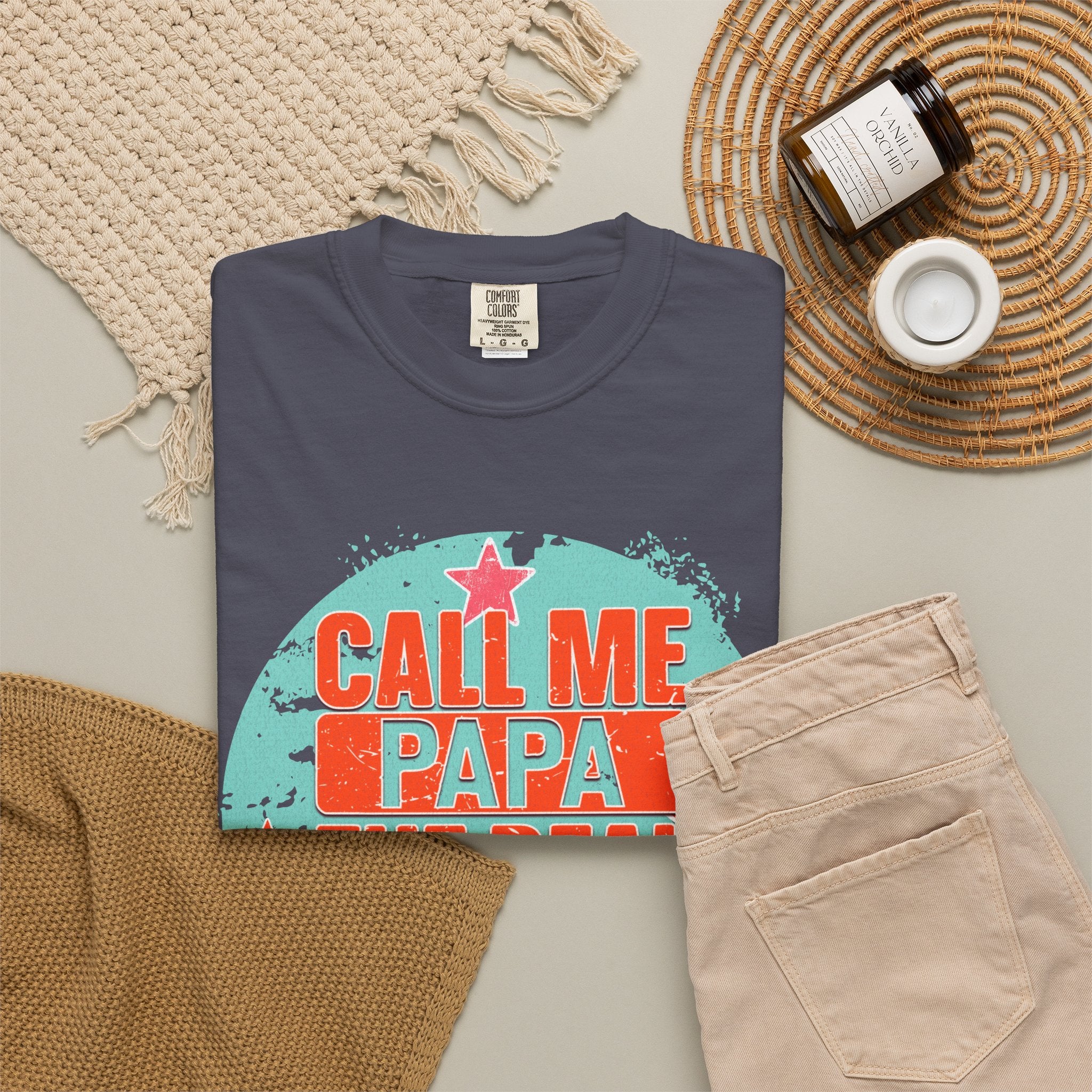 Call Me Papa The Real MVP T-Shirt — Father’s Day Dad Gift