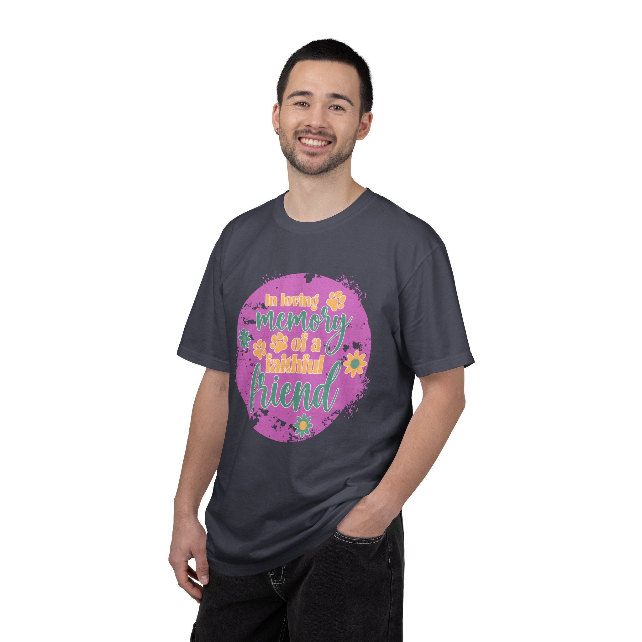 Textured Retro Faithful Friend Memorial Tee