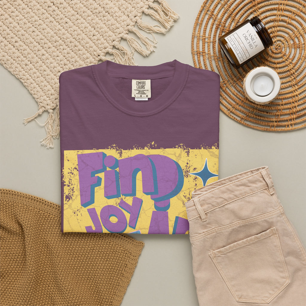 Find Joy In Small Things Textured T-Shirt