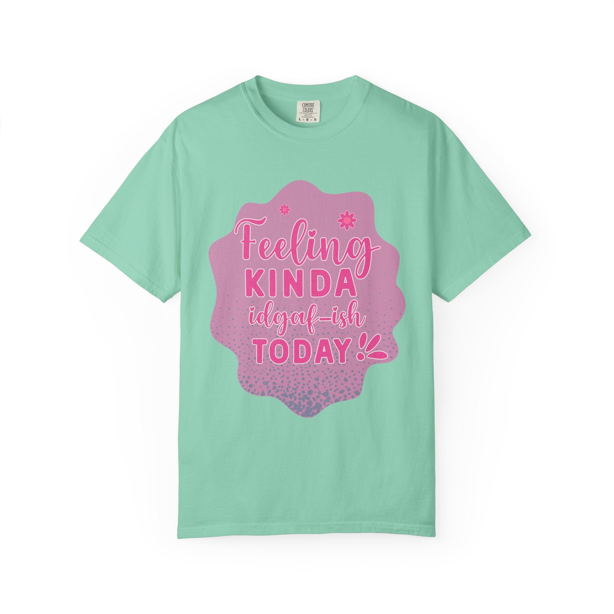 Feeling Kinda IDGAF Textured Retro Tee