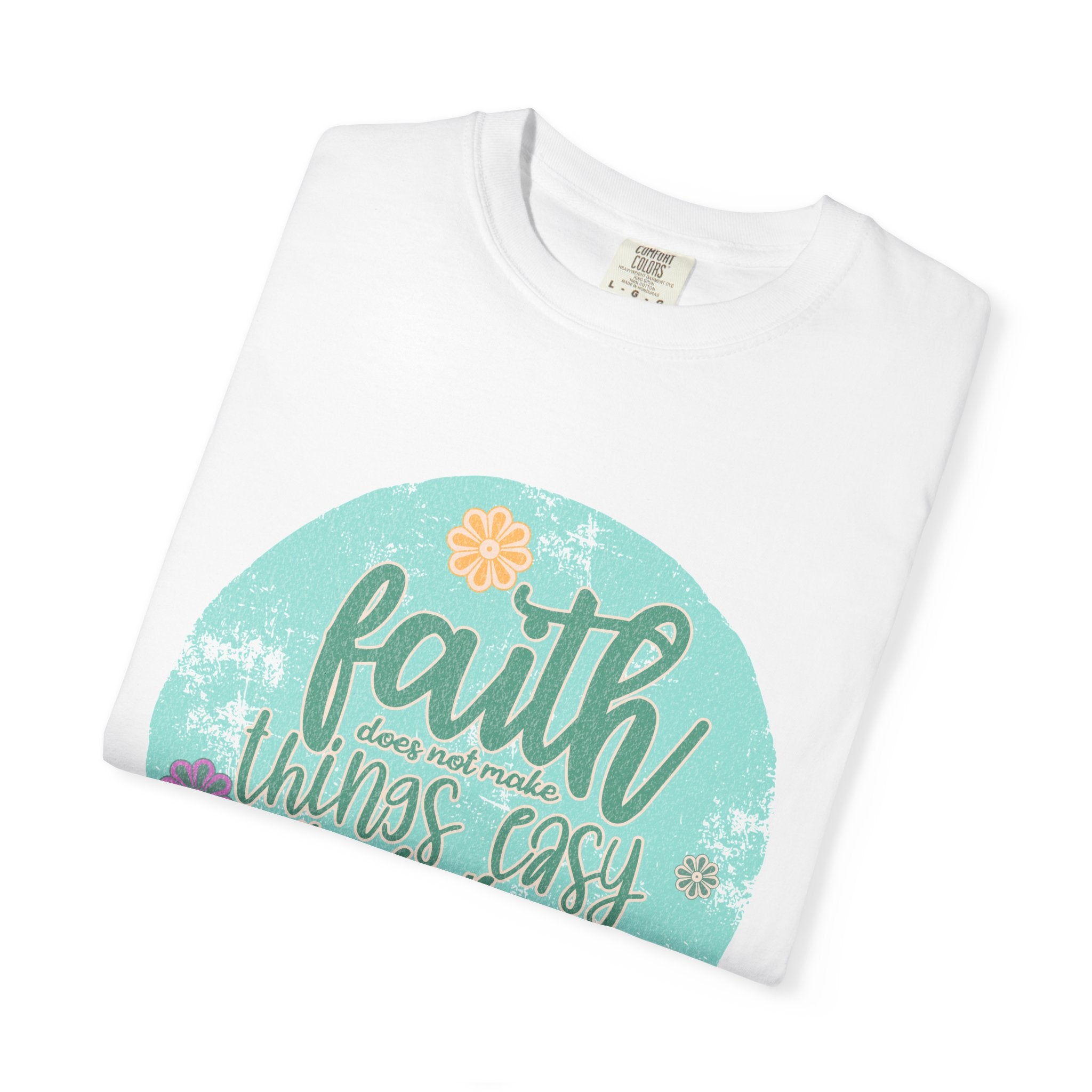 Faith Makes All Things Possible T-Shirt |Textured Inspirational Tee