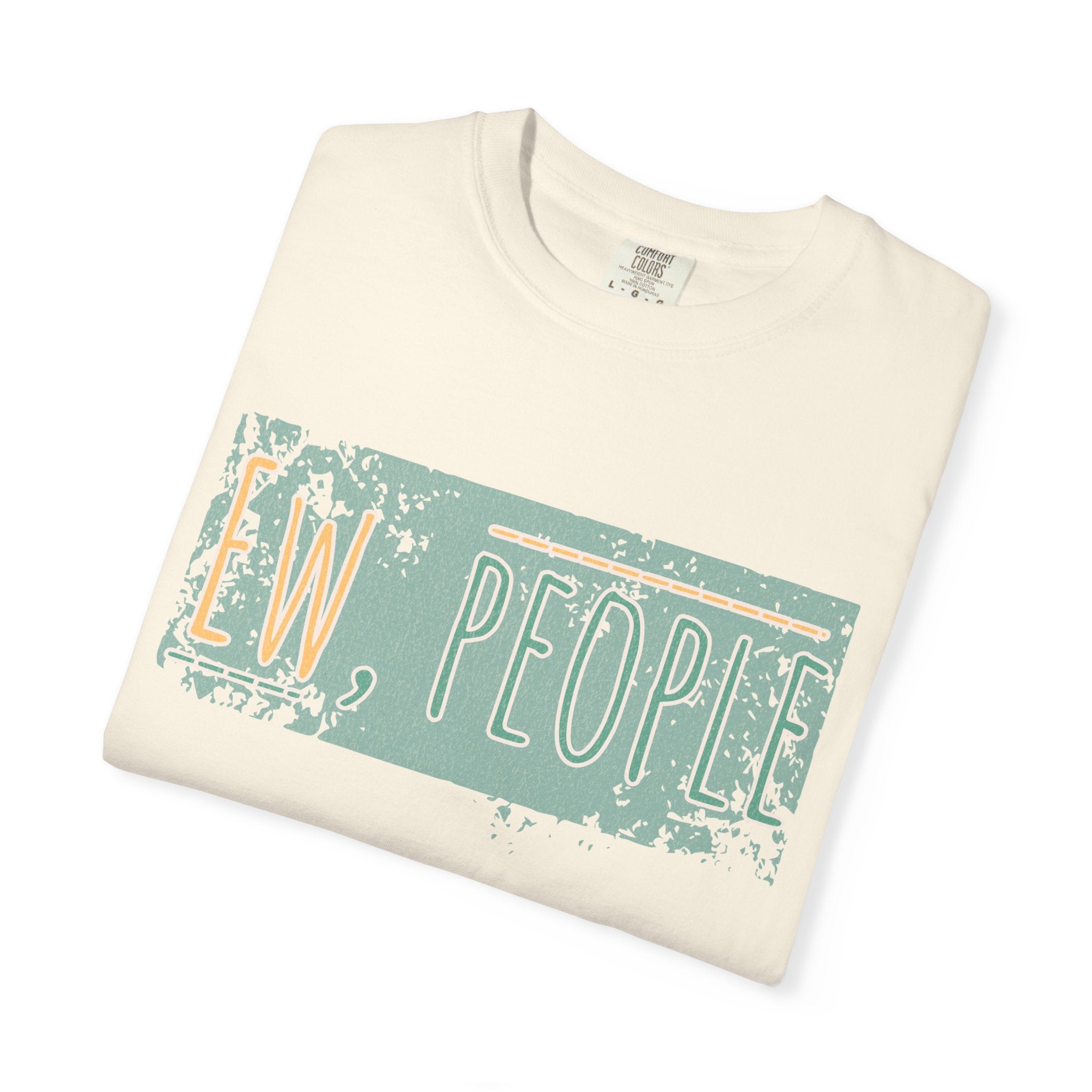 Ew, People Funny Introvert Textured Tee