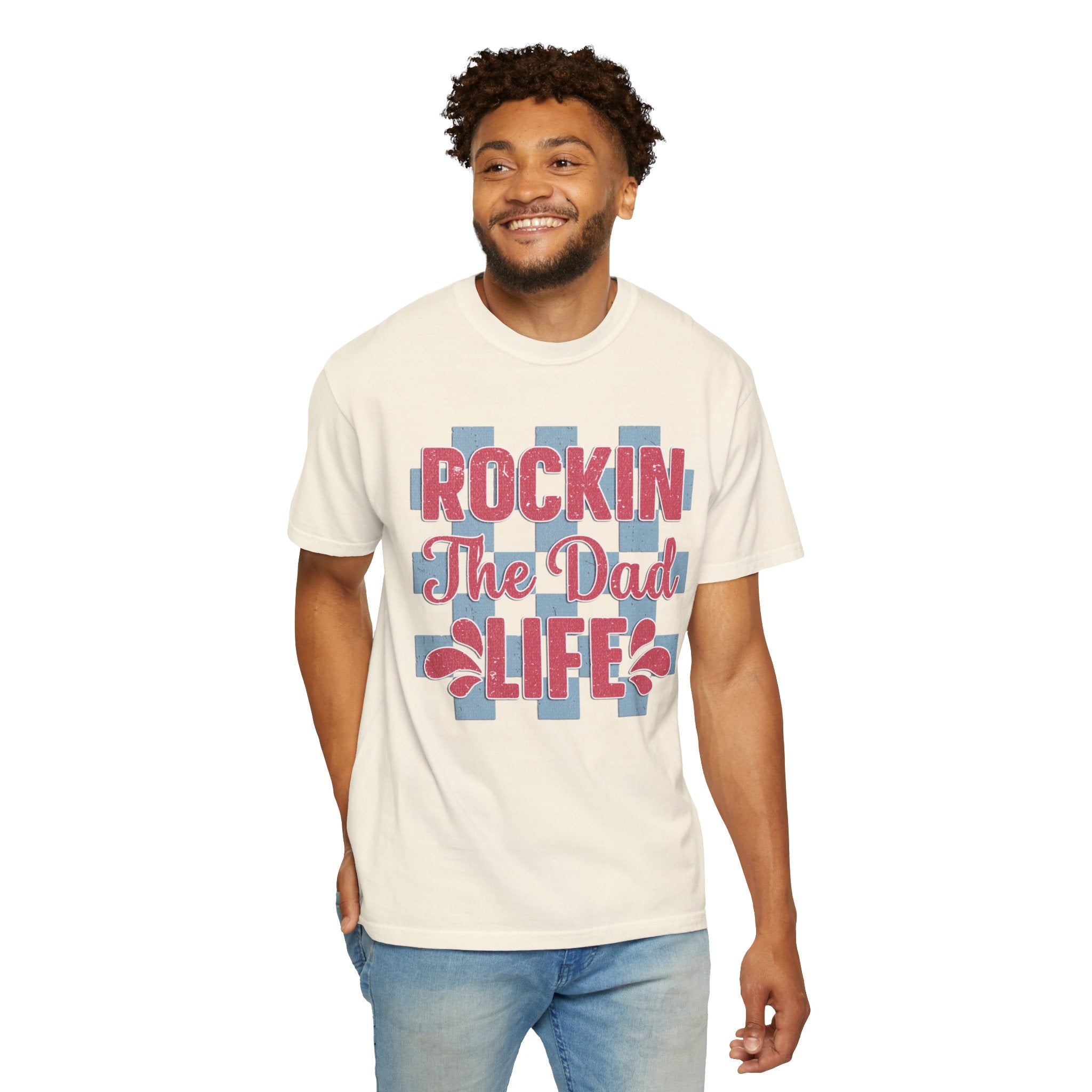 Rockin' The Dad Life Textured T-Shirt