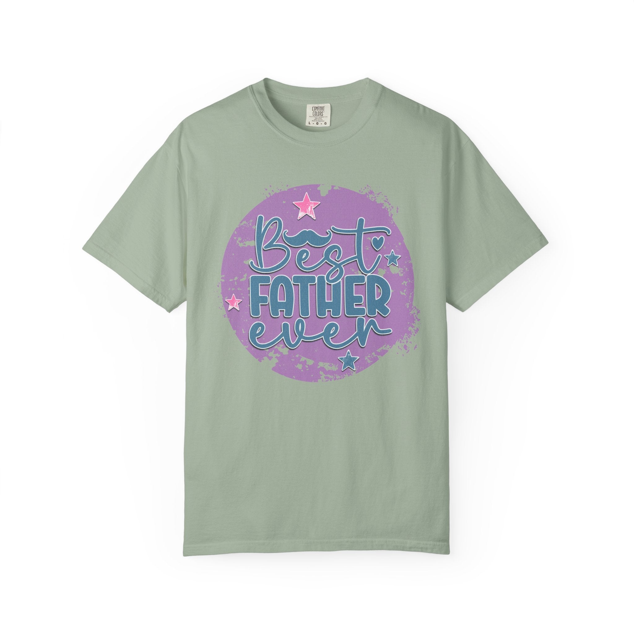 Best Father Ever Textured T-Shirt — Father’s Day Gift Tee