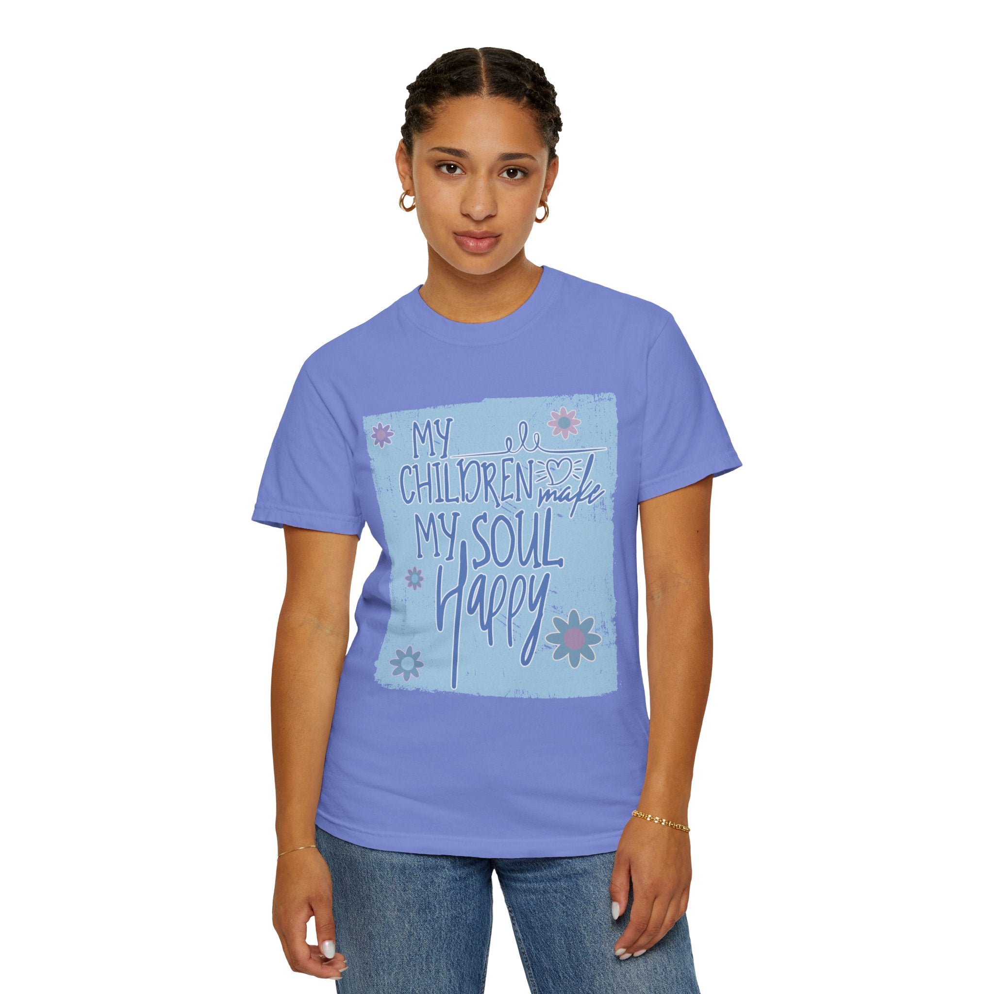 My Children Make My Soul Happy Textured T-Shirt