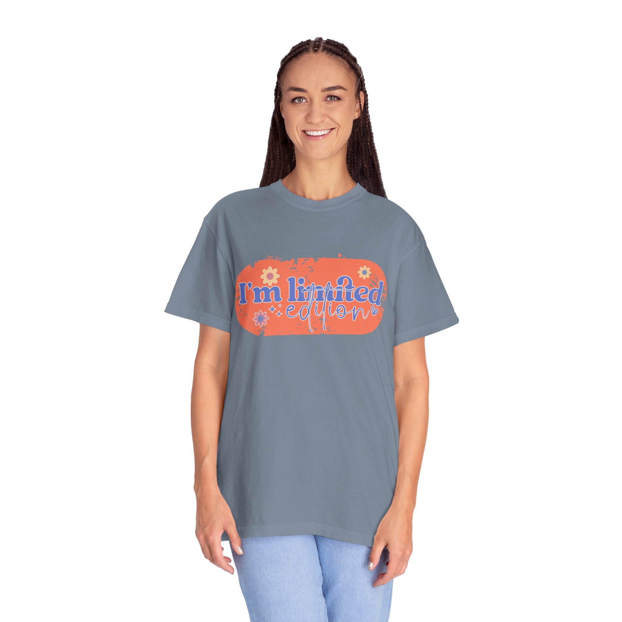 Textured I'm Limited Edition T-Shirt — Retro Floral Graphic Tee