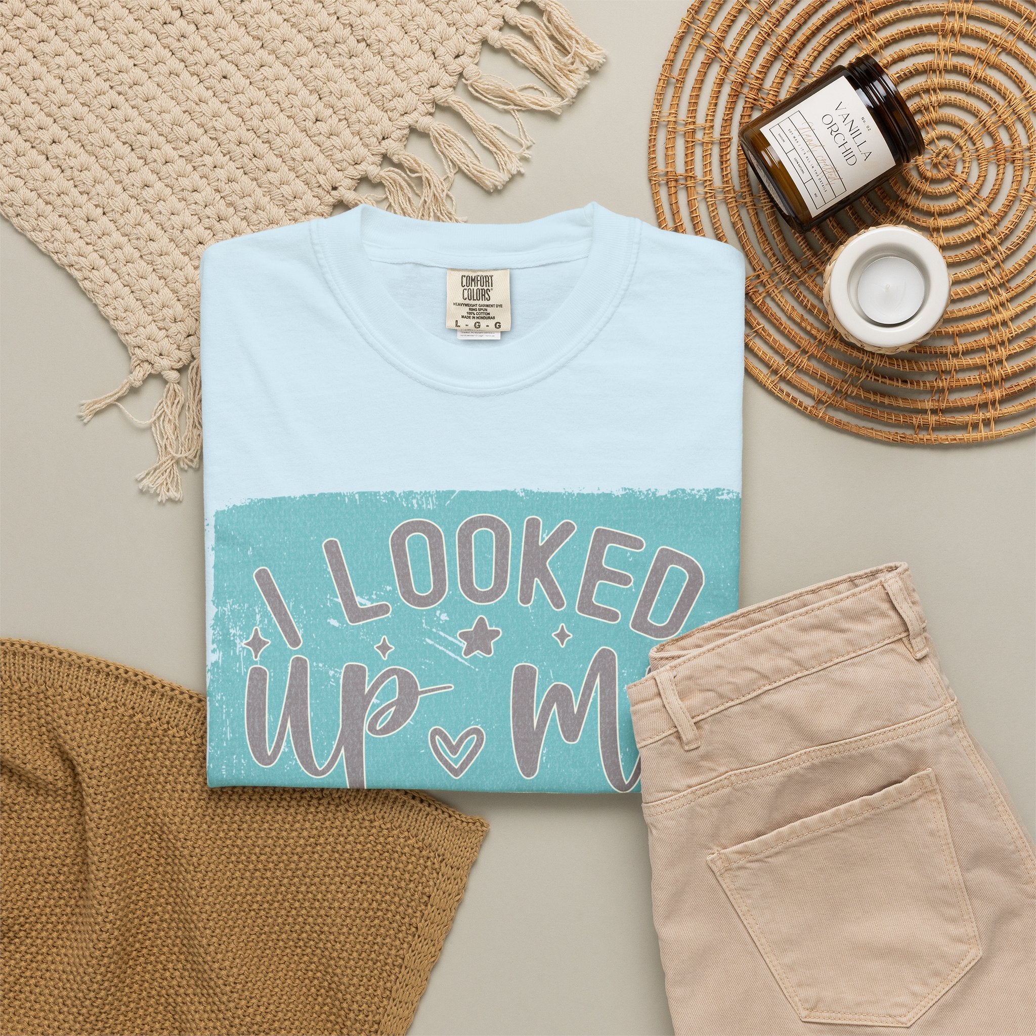 Textured T-Shirt — "I Looked Up My Symptoms Turns Out I Just Have Kids" Funny Parenting Tee
