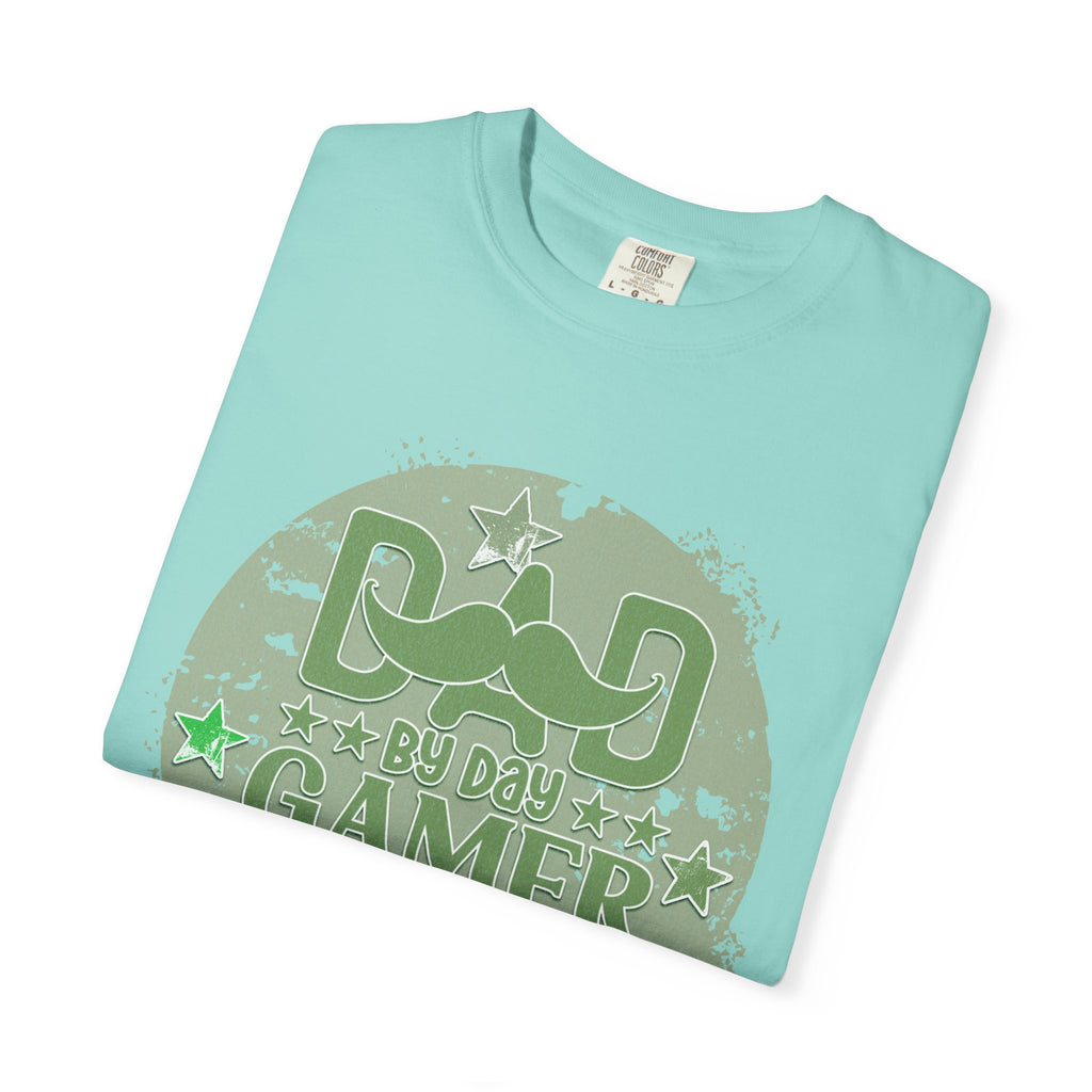 Dad By Day Gamer By Night Textured T-Shirt