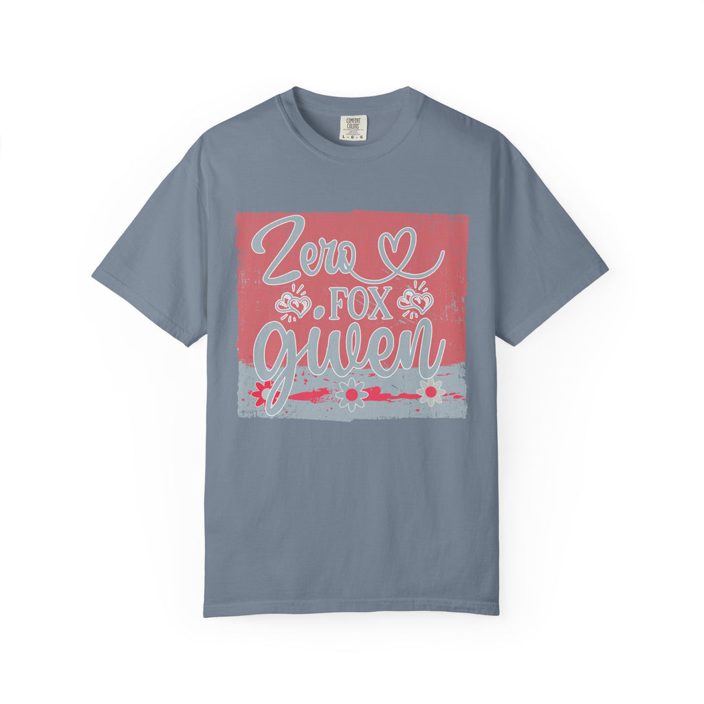 Textured Zero Fox Given T‑Shirt — Funny Retro Rose Graphic Tee