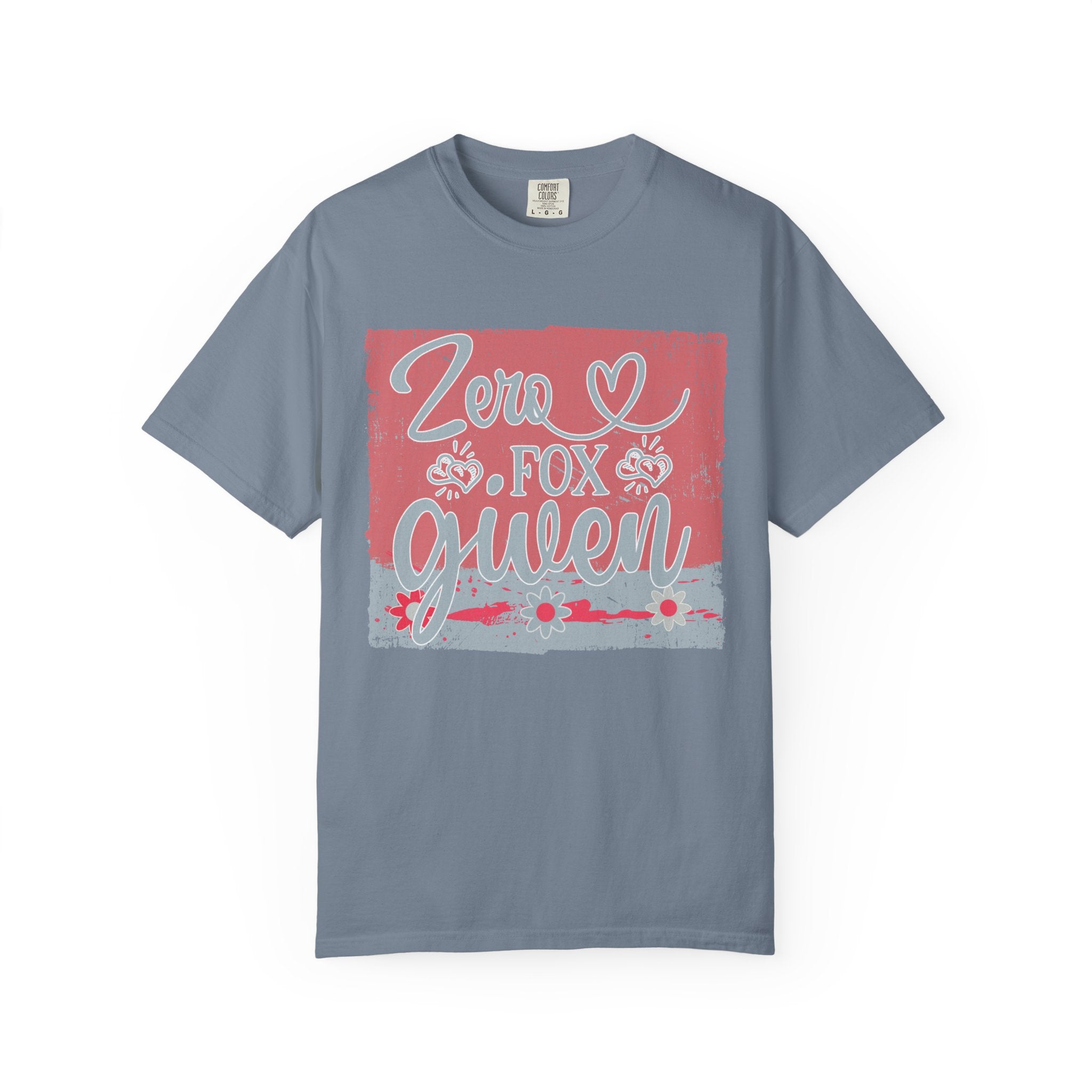 Textured Zero Fox Given T‑Shirt — Funny Retro Rose Graphic Tee